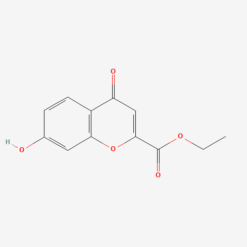 23866-72-0 ETHYL 7-HYDROXY-4-OXO-4H-CHROMENE-2-CARBOXYLATE chemical structure