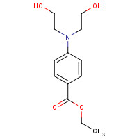 15716-30-0 ETHYL-P-BIS(2-HYDROXYETHYL)AMINOBENZOATE chemical structure
