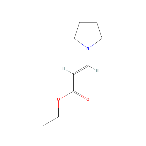 65651-80-1 ETHYL TRANS-3-(1-PYRROLIDINO)ACRYLATE chemical structure