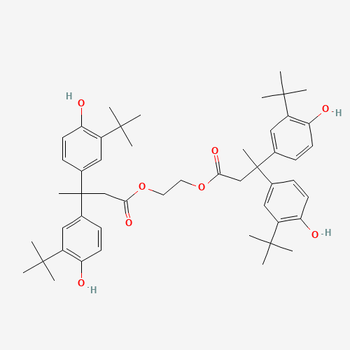32509-66-3 ethylene bis[3,3-bis(3-tert-butyl-4-hydroxyphenyl)butyrate] chemical structure