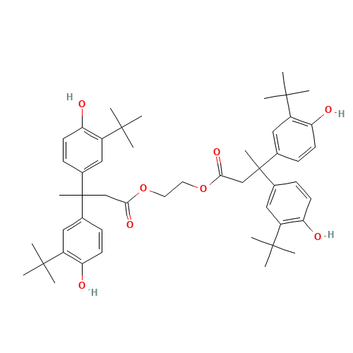 32509-66-3 ethylene bis[3,3-bis(3-tert-butyl-4-hydroxyphenyl)butyrate] chemical structure