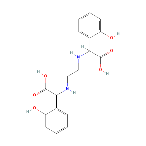1170-02-1 Ethylenediamine-N,N'-bis((2-hydroxyphenyl)acetic acid) chemical structure