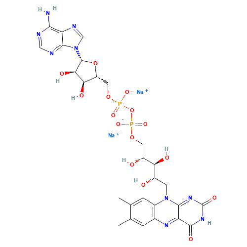 84366-81-4 Flavin adenine dinucleotide disodium salt chemical structure