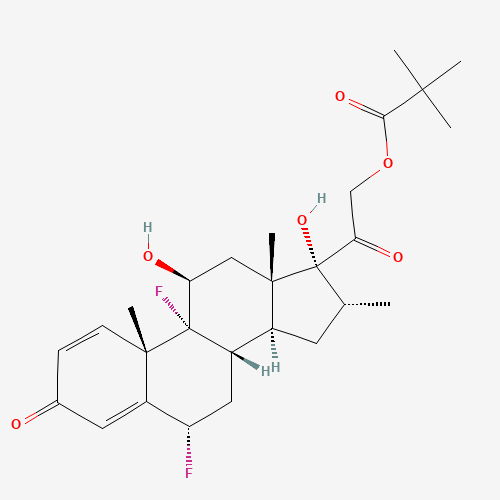 2002-29-1 Flumethasone 21-pivalate chemical structure