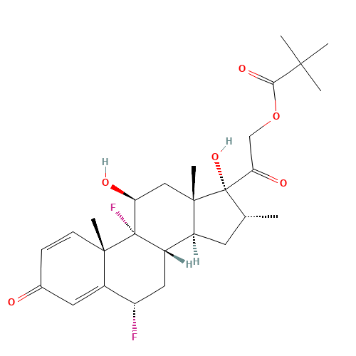 2002-29-1 Flumethasone 21-pivalate chemical structure