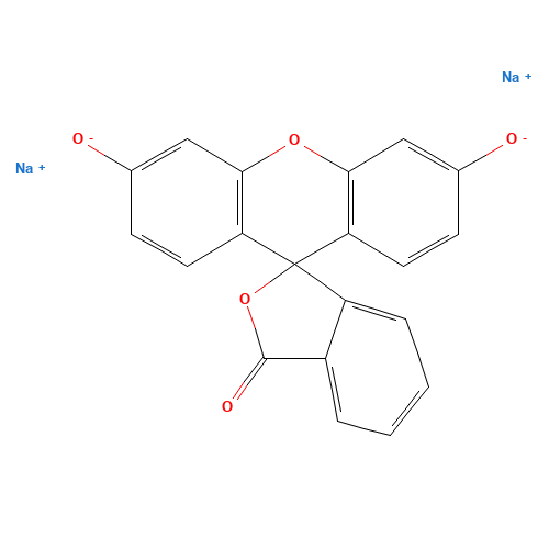518-47-8 Fluorescein disodium salt chemical structure