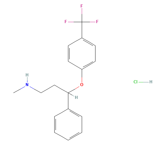 59333-67-4 FLUOXETINE HYDROCHLORIDE chemical structure