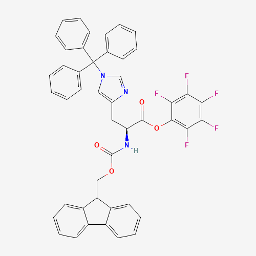 109434-24-4 N-Fmoc-N'-Trityl-L-histidine pentafluorophenyl ester chemical structure