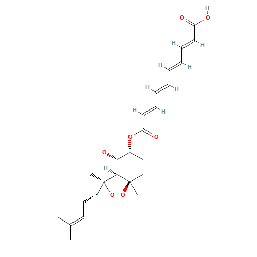 23110-15-8 FUMAGILLIN chemical structure