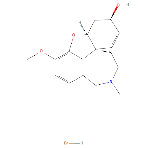 1953-04-4 Galanthamine hydrobromide chemical structure