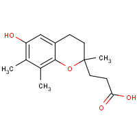 178167-75-4 2,7,8-TRIMETHYL-2-(BETA-CARBOXY-ETHYL)-6-HYDROXYCHROMAN chemical structure