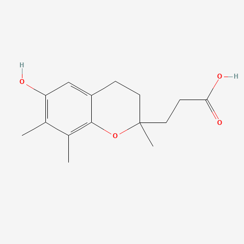 178167-75-4 2,7,8-TRIMETHYL-2-(BETA-CARBOXY-ETHYL)-6-HYDROXYCHROMAN chemical structure