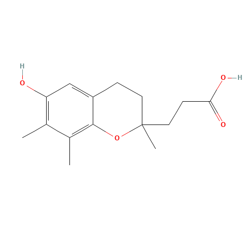 178167-75-4 2,7,8-TRIMETHYL-2-(BETA-CARBOXY-ETHYL)-6-HYDROXYCHROMAN chemical structure