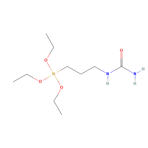 23779-32-0 N-(Triethoxysilylpropyl)urea chemical structure