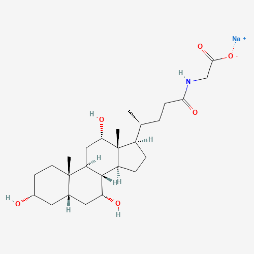 863-57-0 GLYCOCHOLIC ACID SODIUM SALT chemical structure