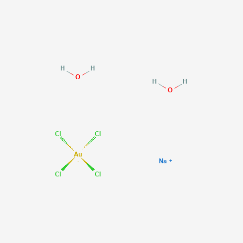 13874-02-7 Sodium tetrachloroaurate (III) dihydrate chemical structure
