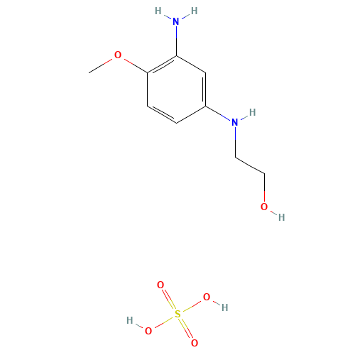 83763-48-8 5-(2-Hydroxyethylamino)-2-methoxylaniline sulfate chemical structure