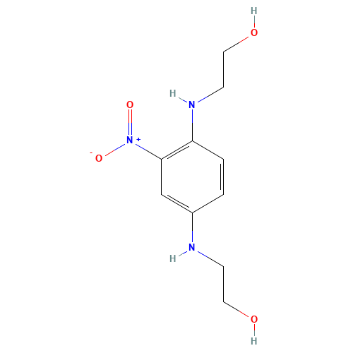 84041-77-0 Bis-1,4-(2-hydroxyethylamino)-2-nitrobenzene chemical structure