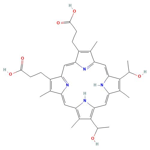 14459-29-1 HEMATOPORPHYRIN chemical structure