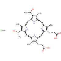 17696-69-4 HEMATOPORPHYRIN DIHYDROCHLORIDE chemical structure