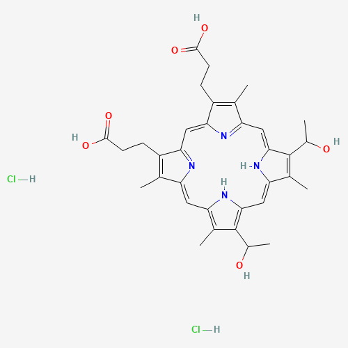 17696-69-4 HEMATOPORPHYRIN DIHYDROCHLORIDE chemical structure