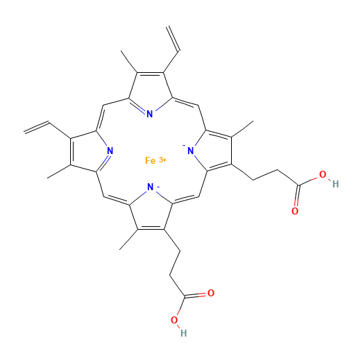 16009-13-5 Hemin chemical structure