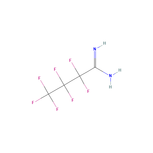 375-19-9 HEPTAFLUOROBUTYRYLAMIDINE chemical structure