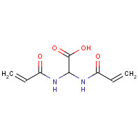 4387-85-3 2,2-bis(prop-2-enoylamino)acetic acid chemical structure