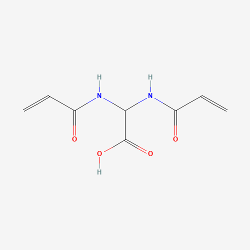 4387-85-3 2,2-bis(prop-2-enoylamino)acetic acid chemical structure