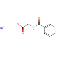 532-94-5 HIPPURIC ACID SODIUM SALT chemical structure