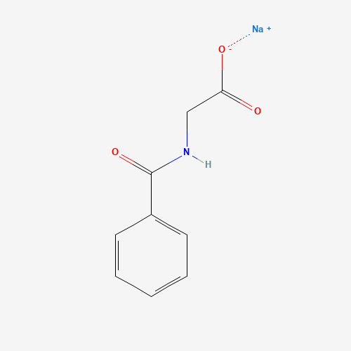 532-94-5 HIPPURIC ACID SODIUM SALT chemical structure