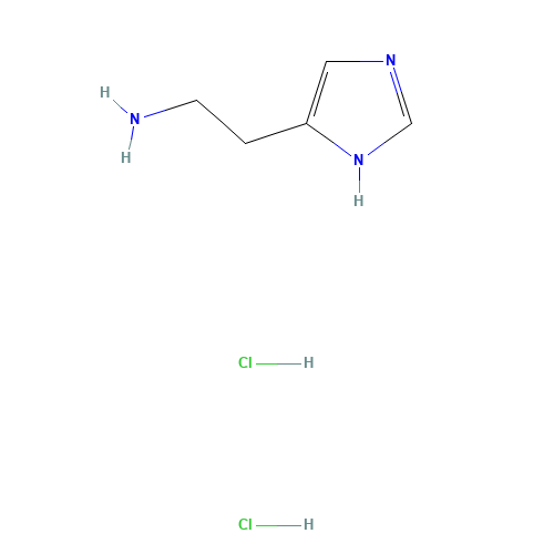 56-92-8 Histamine dihydrochloride chemical structure