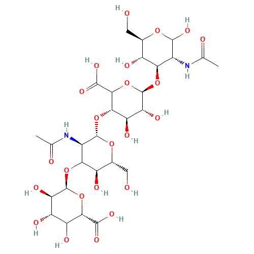 9004-61-9 Hyaluronic acid chemical structure