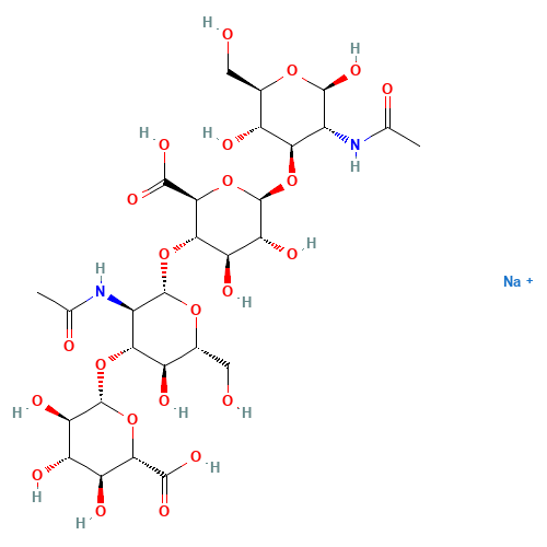 9067-32-7 Sodium hyaluronate chemical structure