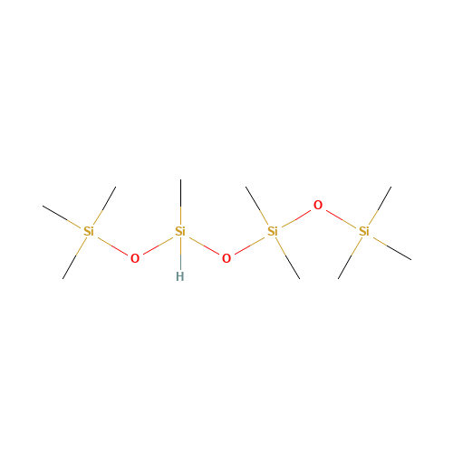 68037-59-2 METHYLHYDROSILOXANE,DIMETHYLSILOXANE COPOLYMER,TRIMETHYLSILOXANE TERMINATED chemical structure