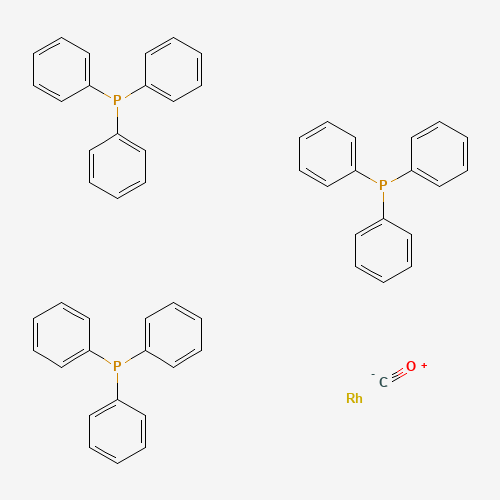 17185-29-4 Carbonyltris(triphenylphosphine)rhodium(I) hydride chemical structure