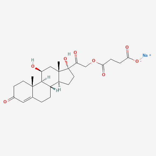 125-04-2 Hydrocortisone sodium succinate chemical structure