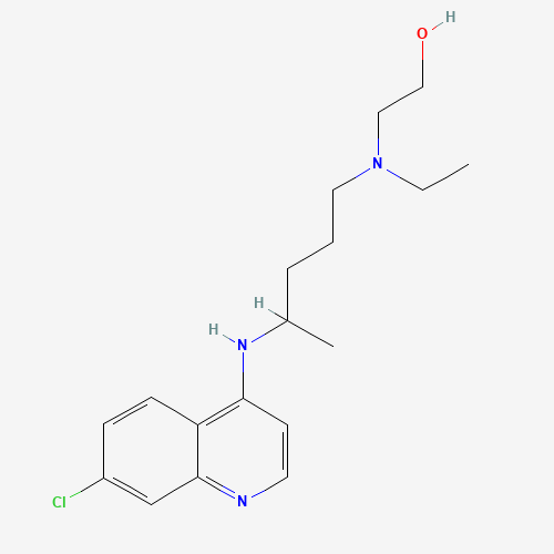 118-42-3 2-[[4-[(7-Chloroquinolin-4-yl)amino]pentyl](ethyl)amino]ethanol chemical structure