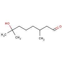 107-75-5 3,7-Dimethyl-7-hydroxyoctanal chemical structure