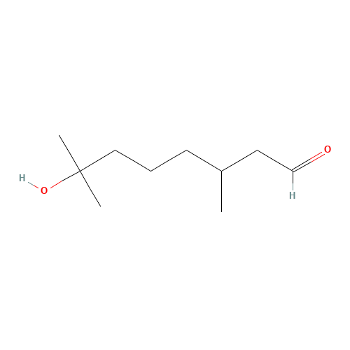 107-75-5 3,7-Dimethyl-7-hydroxyoctanal chemical structure