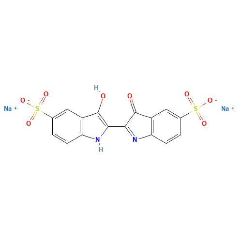 860-22-0 Acid Blue 74 chemical structure