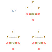 128008-30-0 INDIUM(III) TRIFLUOROMETHANESULFONATE chemical structure