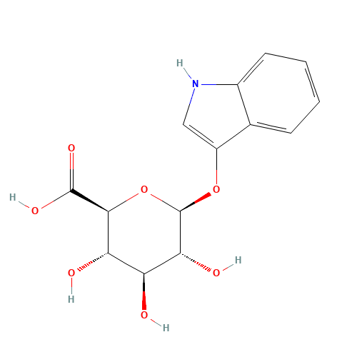 35804-66-1 3-Indoxyl-beta-D-glucuronic acid cyclohexylammonium salt chemical structure