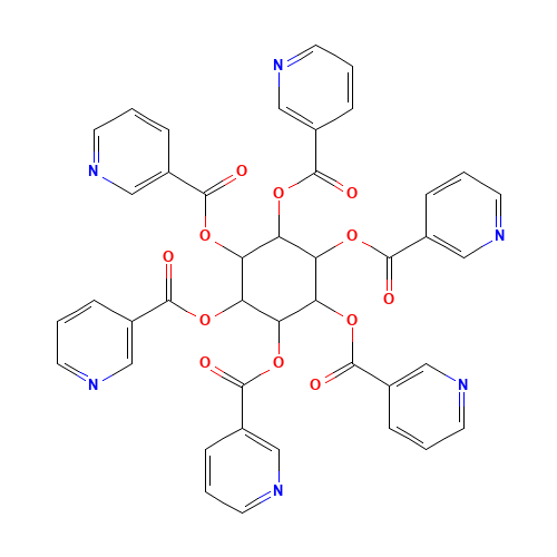 6556-11-2 Inositol nicotinate chemical structure