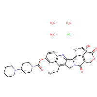 136572-09-3 Irinotecan hydrochloride trihydrate chemical structure