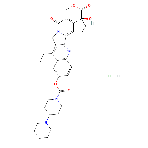 100286-90-6 Irinotecan hydrochloride chemical structure