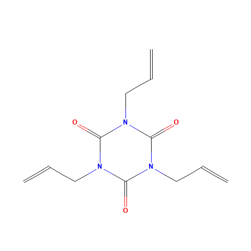 1025-15-6 1,3,5-Tri-2-propenyl-1,3,5-triazine-2,4,6(1H,3H,5H)-trione chemical structure