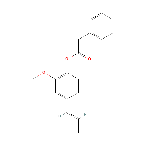 120-24-1 ISOEUGENYL PHENYLACETATE chemical structure