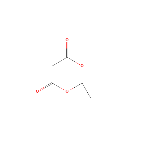 2033-24-1 2,2-Dimethyl-1,3-dioxane-4,6-dione chemical structure