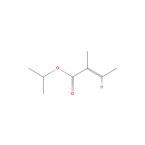 1733-25-1 Isopropyl tiglate chemical structure